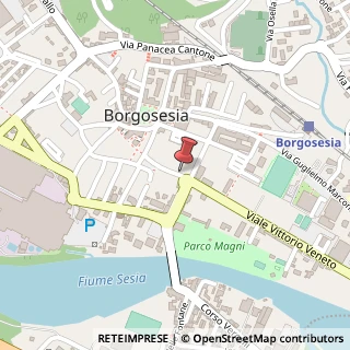 Mappa Via XX Settembre, 39, 13011 Borgosesia VC, Italia, 13011 Borgosesia, Vercelli (Piemonte)