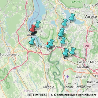 Mappa Via Valle Sud, 28053 Castelletto sopra Ticino NO, Italia (6.57833)