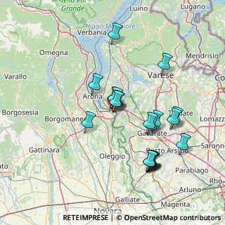 Mappa Via Valle Sud, 28053 Castelletto sopra Ticino NO, Italia (14.371)