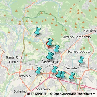 Mappa Via P. Ruggeri da Stabello, 24125 Bergamo BG, Italia (4.05727)