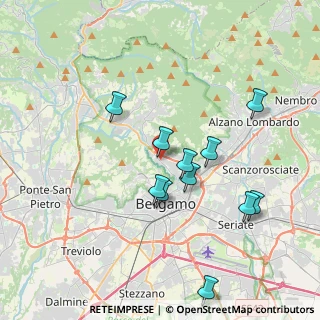 Mappa Via P. Ruggeri da Stabello, 24125 Bergamo BG, Italia (3.60909)