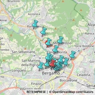Mappa Via P. Ruggeri da Stabello, 24125 Bergamo BG, Italia (1.7825)