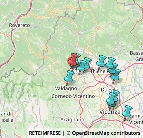 Mappa Via Riva del Cristo, 36015 Schio VI, Italia (14.31)