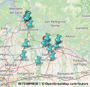 Mappa Via Tresolzio, 24030 Brembate di Sopra BG, Italia (13.20389)