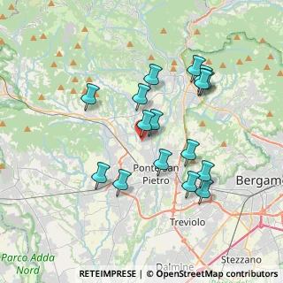Mappa Via Tresolzio, 24030 Brembate di Sopra BG, Italia (3.41188)