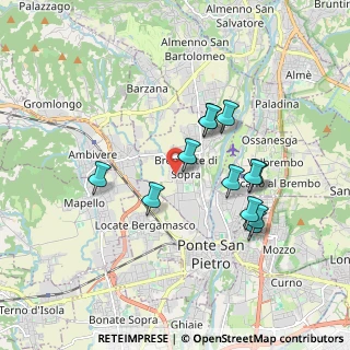 Mappa Via Tresolzio, 24030 Brembate di Sopra BG, Italia (1.62)