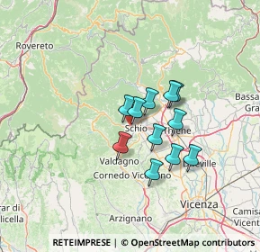 Mappa Via A. Gioppi, 36015 Schio VI, Italia (9.15727)