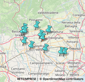 Mappa Via J. Kennedy, 31039 Riese Pio X TV, Italia (11.27583)