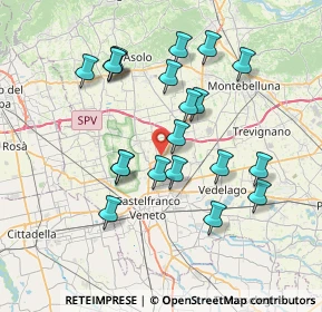 Mappa Via J. Kennedy, 31039 Riese Pio X TV, Italia (6.982)