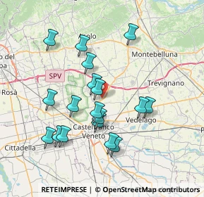 Mappa Via J. Kennedy, 31039 Riese Pio X TV, Italia (6.99444)