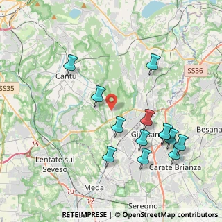 Mappa Strada del Radizzone, 22066 Mariano Comense CO, Italia (4.24615)