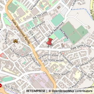 Mappa Viale Santa Croce, 27, 36015 Schio, Vicenza (Veneto)