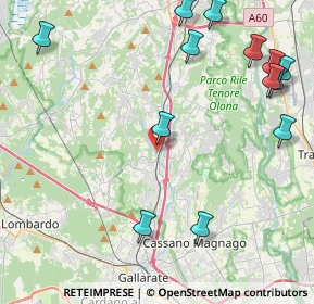 Mappa Via O. Rosai, 21041 Albizzate VA, Italia (5.53077)