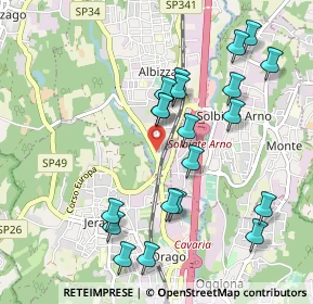 Mappa Via O. Rosai, 21041 Albizzate VA, Italia (1.0165)