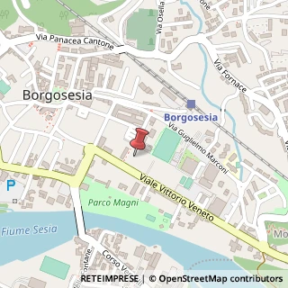 Mappa Via Vittorio Veneto, 17, 13011 Borgosesia, Vercelli (Piemonte)