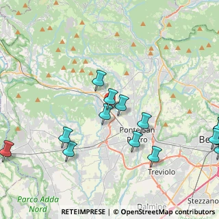 Mappa Via G. Gandolfi, 24030 Mapello BG, Italia (5.78059)