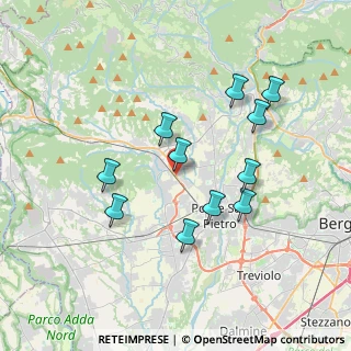 Mappa Via G. Gandolfi, 24030 Mapello BG, Italia (3.38818)