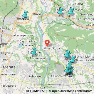 Mappa Via della Manica, 24030 Villa d'Adda BG, Italia (2.84462)