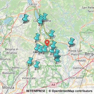 Mappa Via della Manica, 24030 Villa d'Adda BG, Italia (6.73684)