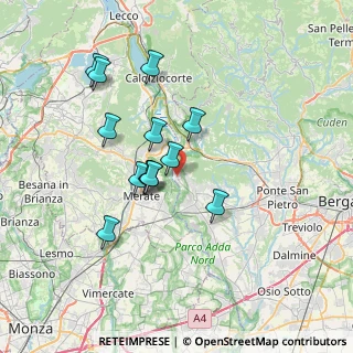 Mappa Via della Manica, 24030 Villa d'Adda BG, Italia (6.09846)