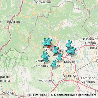 Mappa 36015 Schio VI, Italia (9.77091)