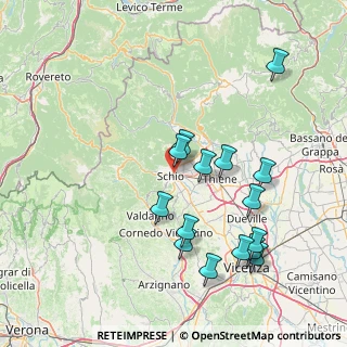 Mappa 36015 Schio VI, Italia (15.914)