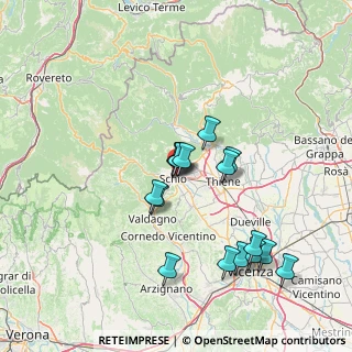 Mappa 36015 Schio VI, Italia (13.32125)