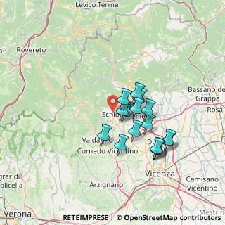 Mappa 36015 Schio VI, Italia (11.60313)