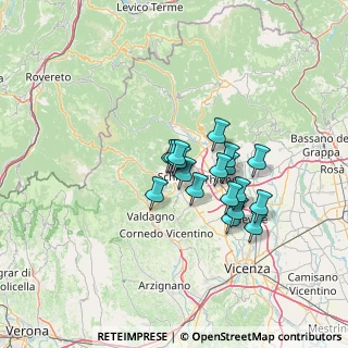 Mappa 36015 Schio VI, Italia (9.54278)