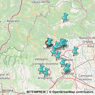 Mappa 36015 Schio VI, Italia (12.54625)
