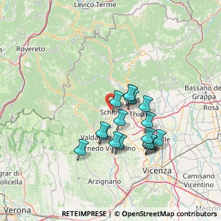 Mappa 36015 Schio VI, Italia (11.91294)