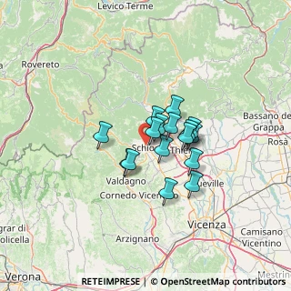 Mappa 36015 Schio VI, Italia (8.40563)