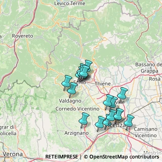 Mappa 36015 Schio VI, Italia (13.33056)