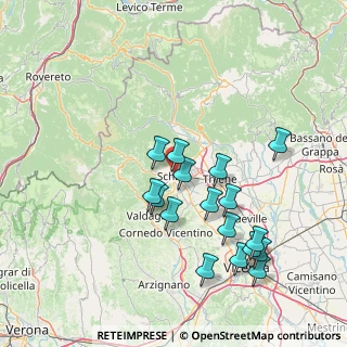 Mappa 36015 Schio VI, Italia (14.97471)