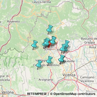 Mappa 36015 Schio VI, Italia (8.86214)