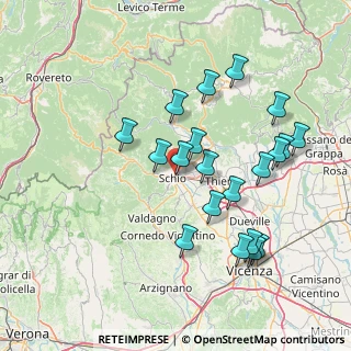 Mappa 36015 Schio VI, Italia (14.9345)