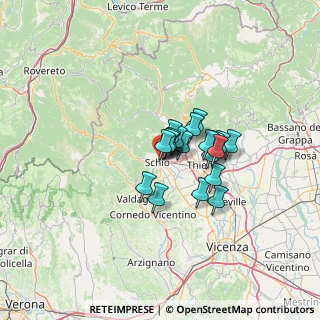 Mappa 36015 Schio VI, Italia (7.872)