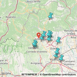 Mappa 36015 Schio VI, Italia (13.625)