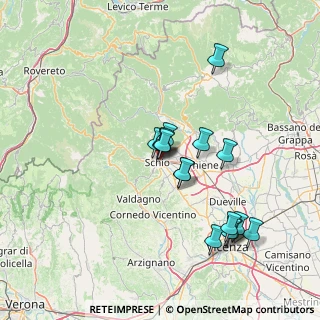 Mappa 36015 Schio VI, Italia (12.7725)