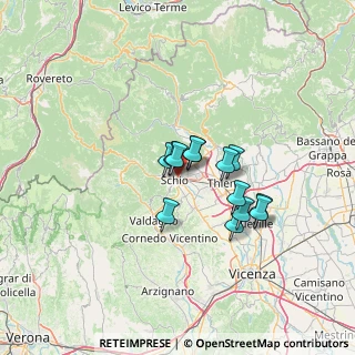 Mappa 36015 Schio VI, Italia (9.19308)