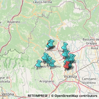 Mappa 36015 Schio VI, Italia (12.926)