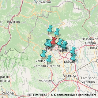 Mappa 36015 Schio VI, Italia (8.25929)