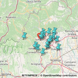Mappa 36015 Schio VI, Italia (9.97632)