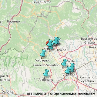 Mappa 36015 Schio VI, Italia (12.25455)