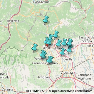 Mappa 36015 Schio VI, Italia (10.36)