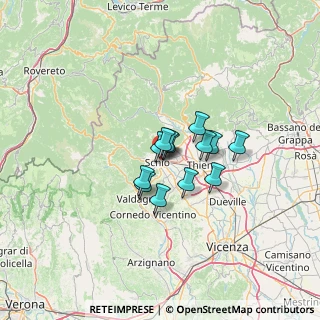 Mappa 36015 Schio VI, Italia (7.54308)
