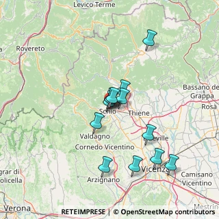 Mappa 36015 Schio VI, Italia (11.60077)