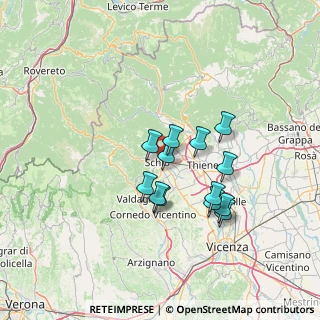 Mappa 36015 Schio VI, Italia (11.14769)