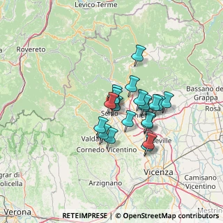 Mappa 36015 Schio VI, Italia (9.6545)