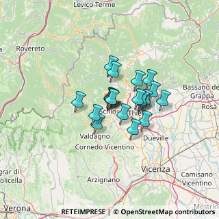 Mappa 36015 Schio VI, Italia (8.2165)